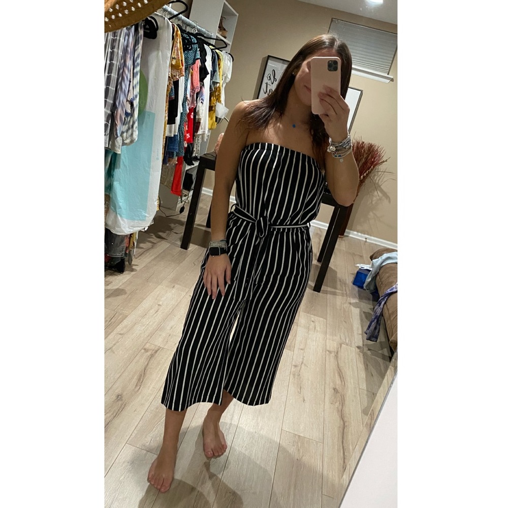 Striped Fashion Nova Jumpsuit - Picture 5 of 5